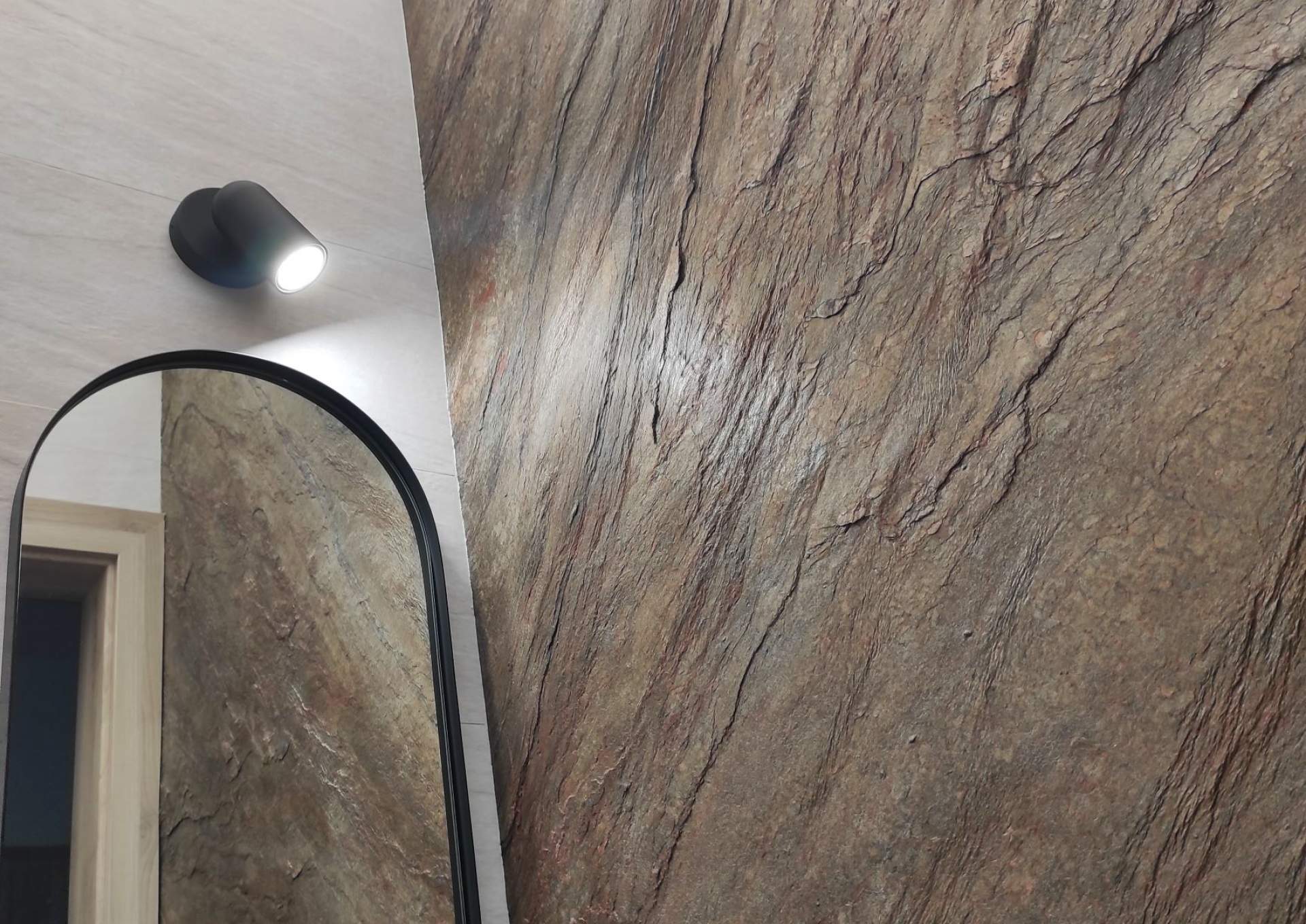 Copper Flame premium stone cladding - warm tones for Scottish hospitality design