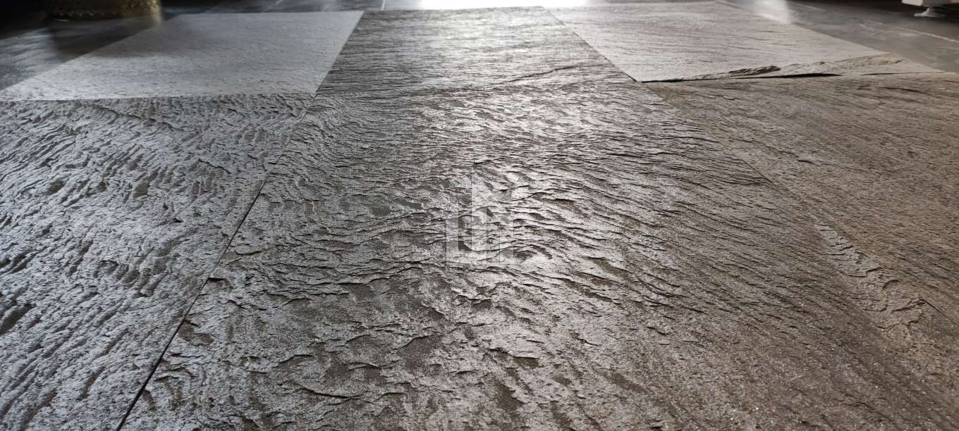 Cosmic Black premium granite stone cladding for high-end commercial spaces