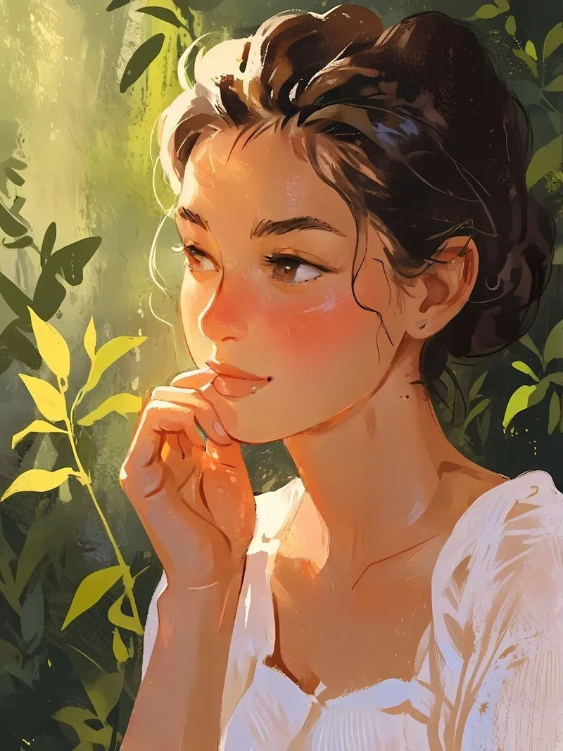 Artistic Portrait Outdoors