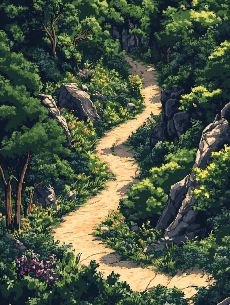 Serene Forest Path