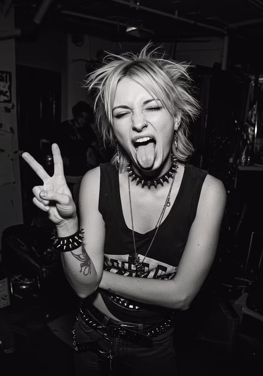 Edgy Punk Portrait