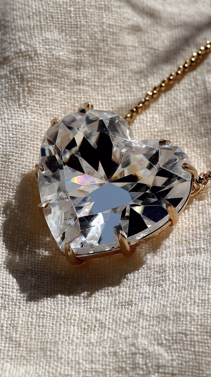 Heart Crystal Pendant