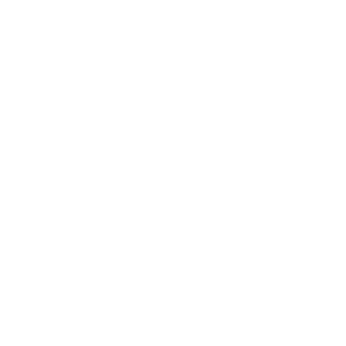 White stylized musical note symbol on a black background.