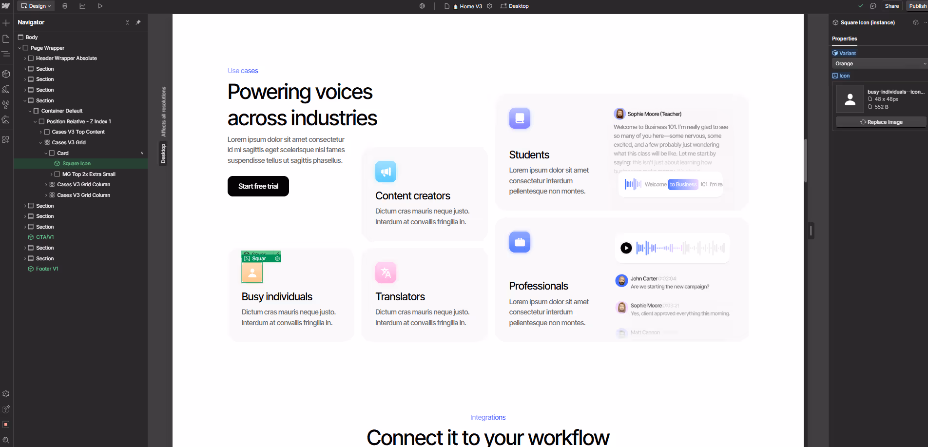Graphics and Icons - CloudWhisper - Webflow Template | BRIX Templates