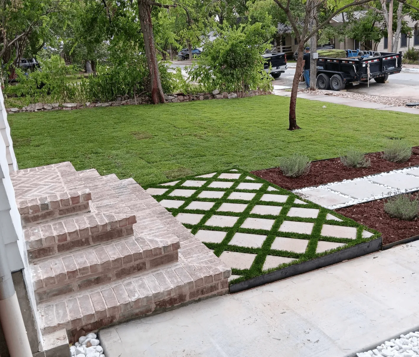 Custom landscape design services in Austin, TX