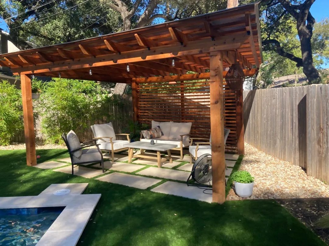 Austin pergola installation