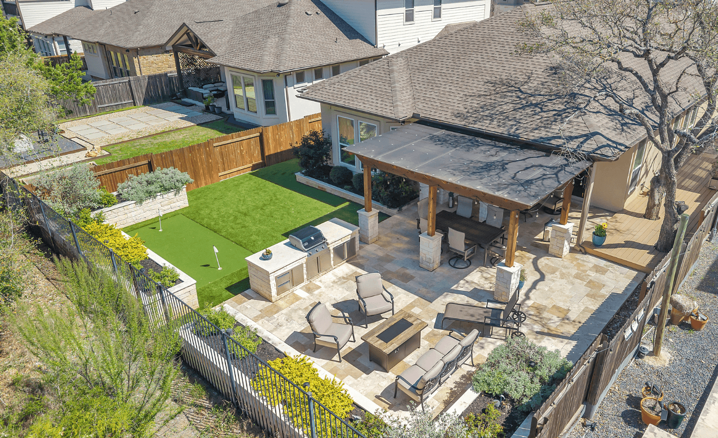 Hardscaping services in Austin, Texas. 