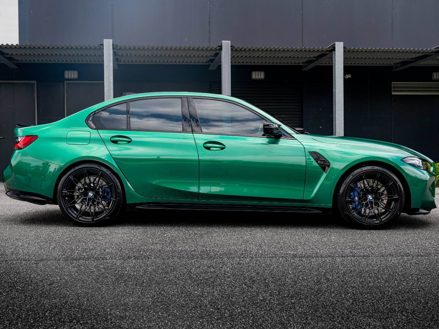 Premium car wash and detailing showcasing flawless paint protection finish.