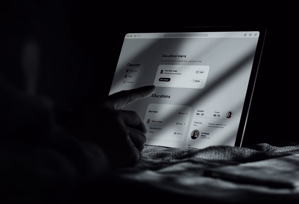 [interface] image of software interface (for an edtech)