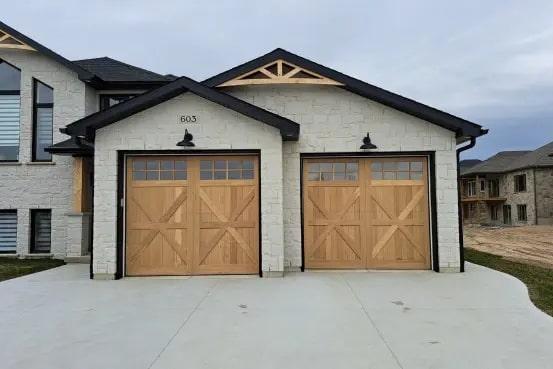 wood garage doors