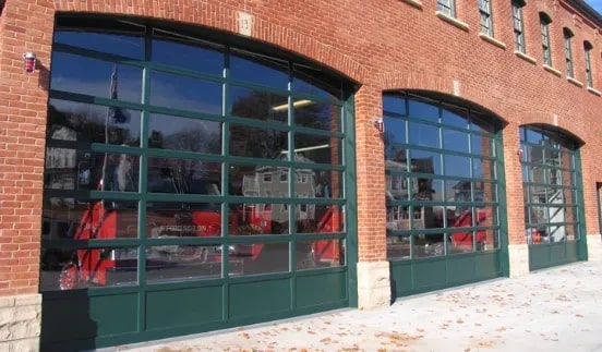 glass garage door