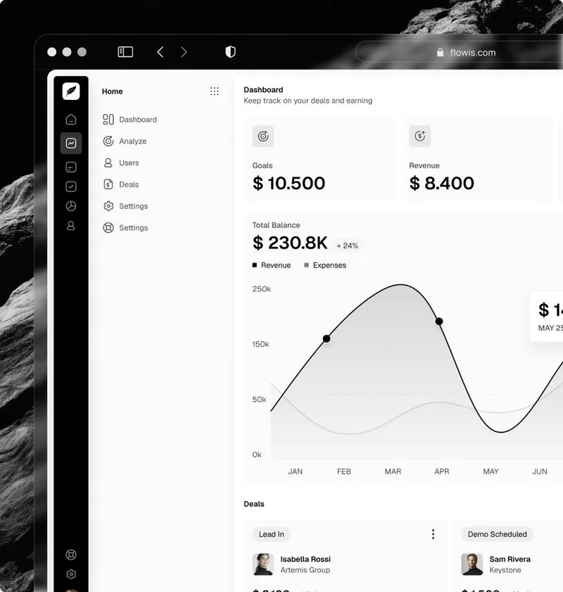 B2B SaaS software Webflow template about