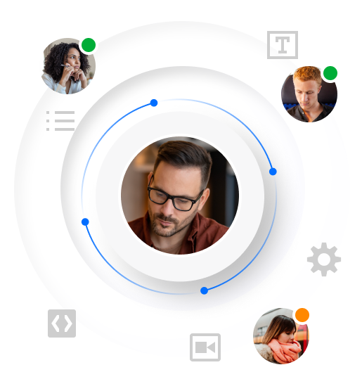 Illustration Showing the Principle of Blended Care.