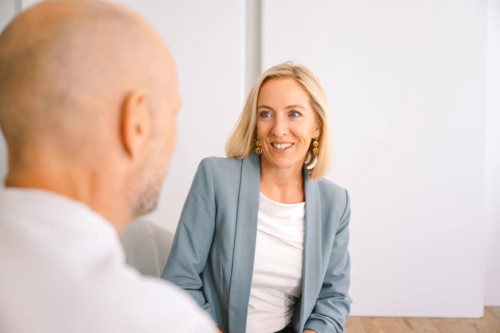 Coaching-Gespräch zwischen Coach und Coachee