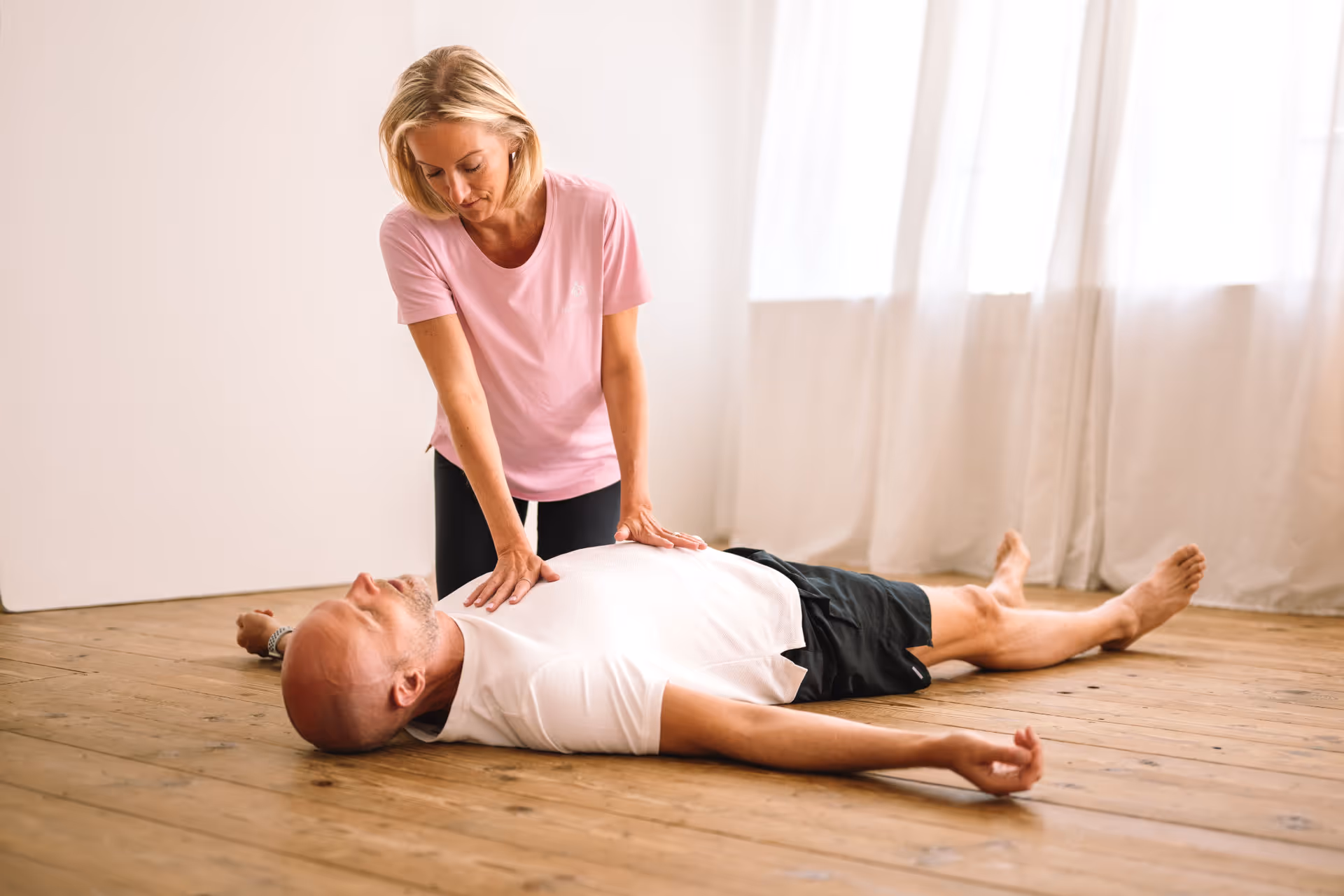 1:1 Breathwork-Session im Liegen