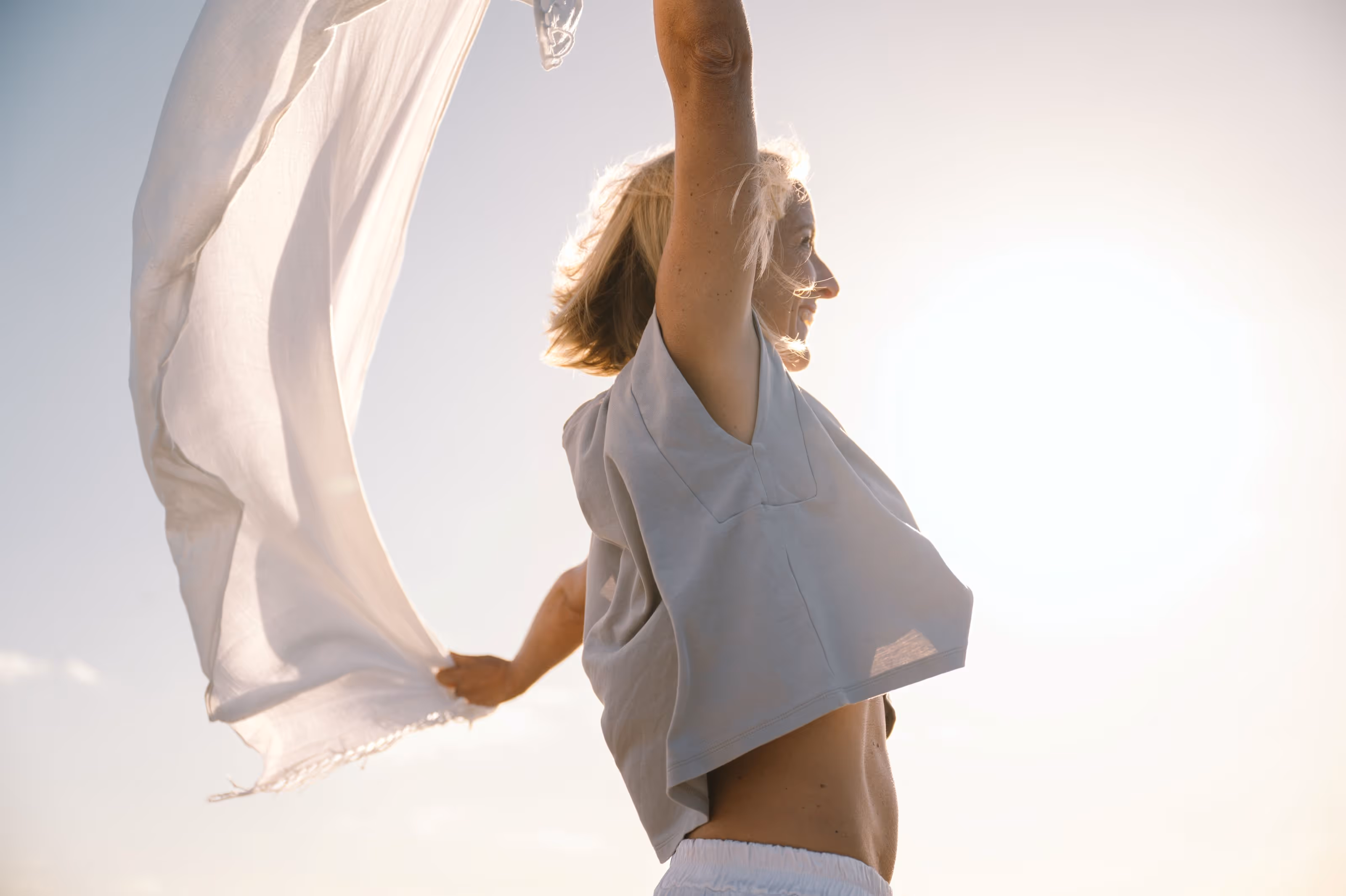 Tanz in der Sonne, durchatmen, Freude, Leichtigkeit