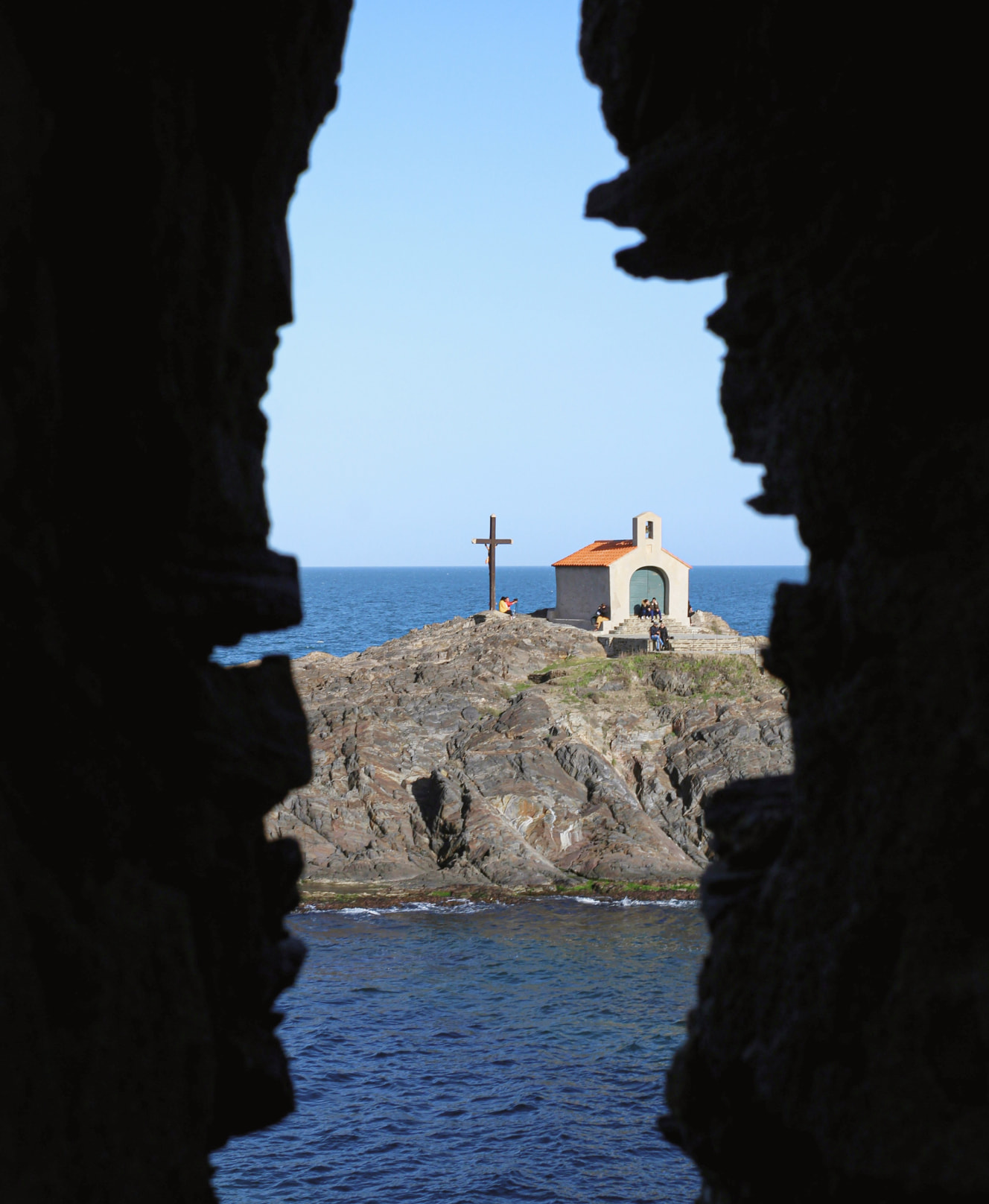 Crypt on the seaside in Collioure