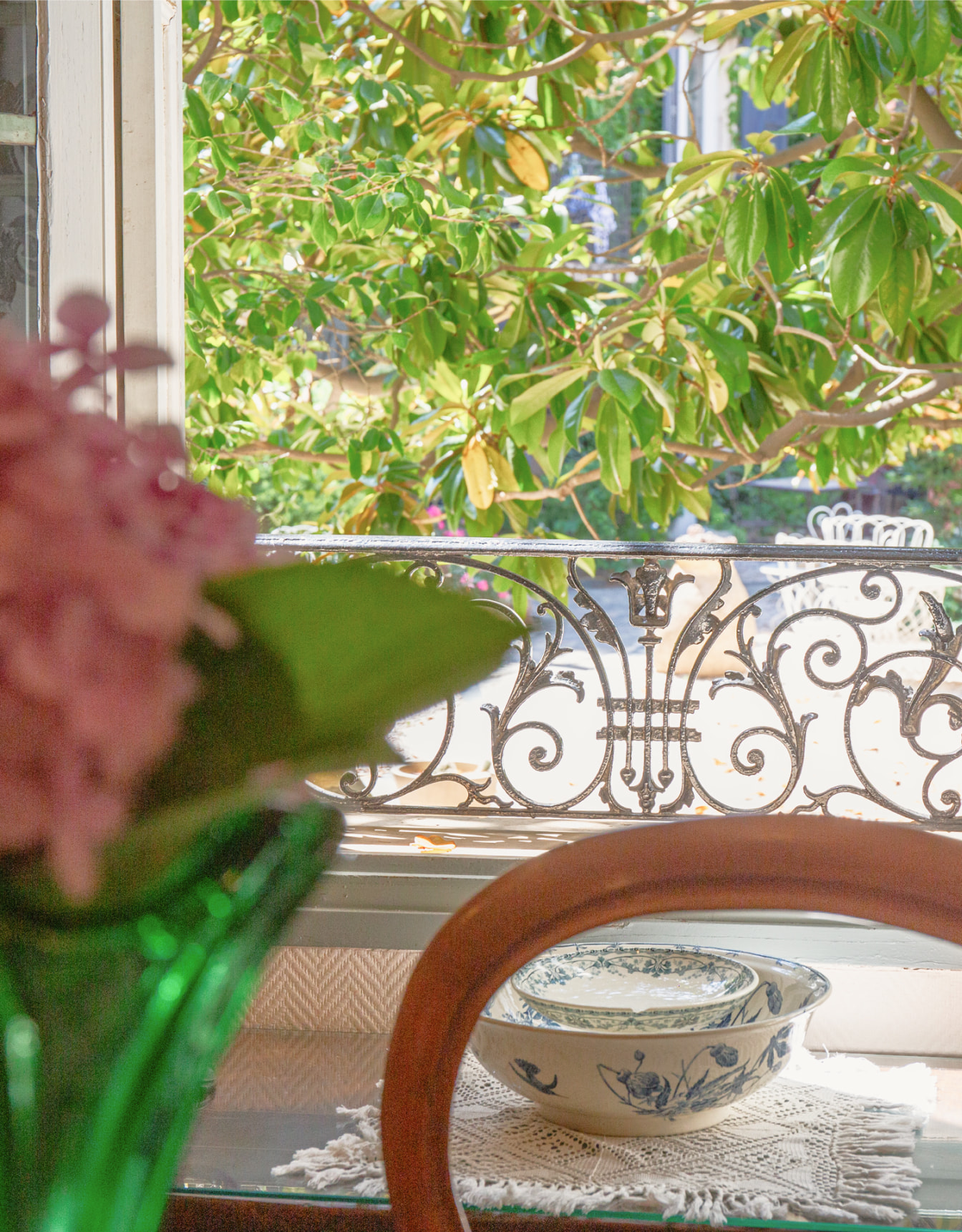 Vue du salon de l'hôtel La Casa Païral