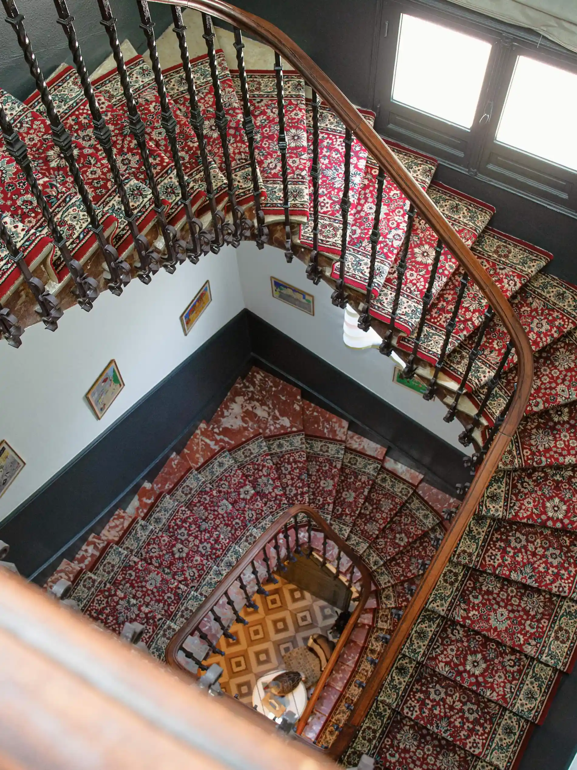 Stairwell of the Casa Pairal
Hotel in Collioure