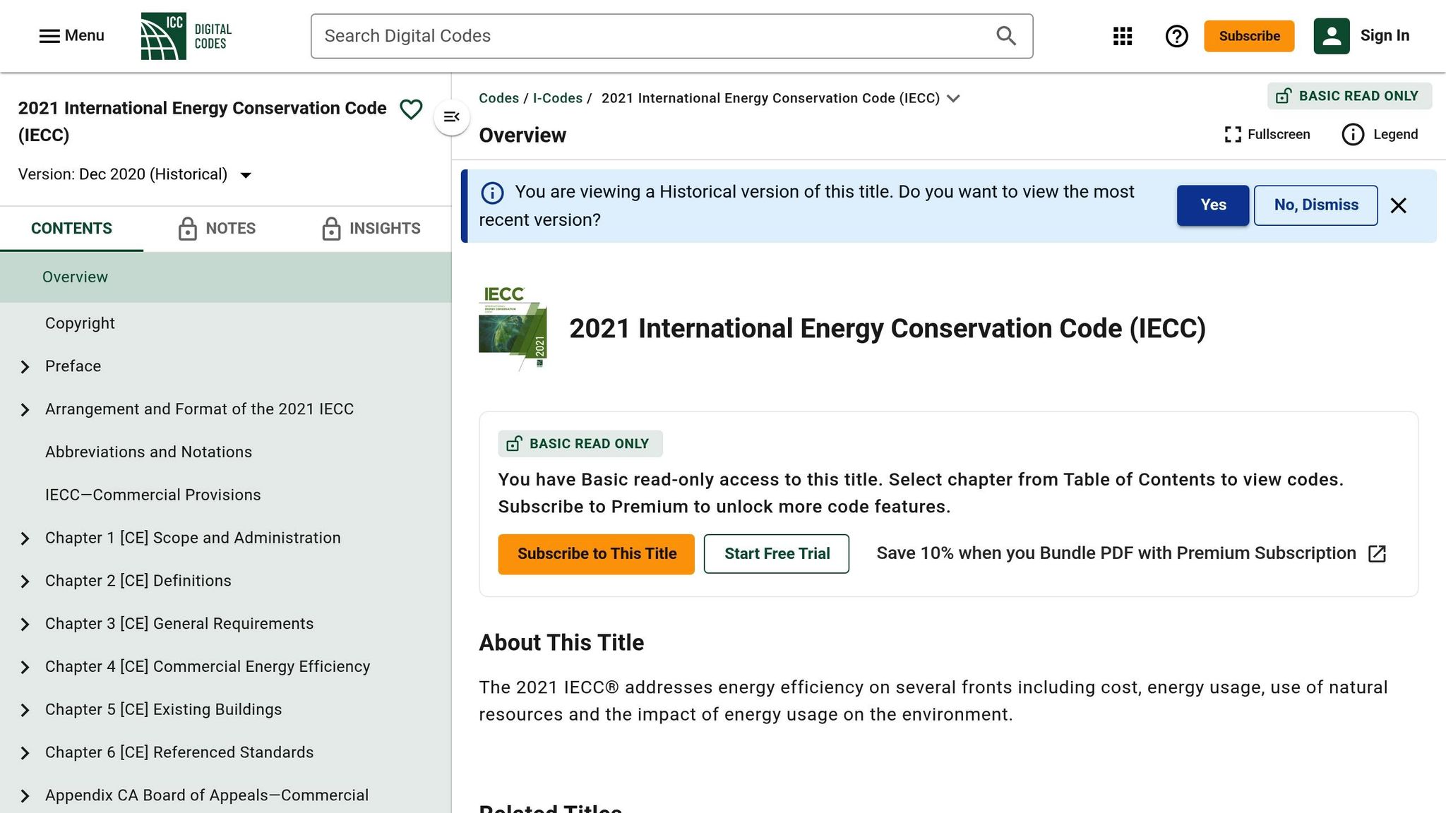 International Energy Conservation Code