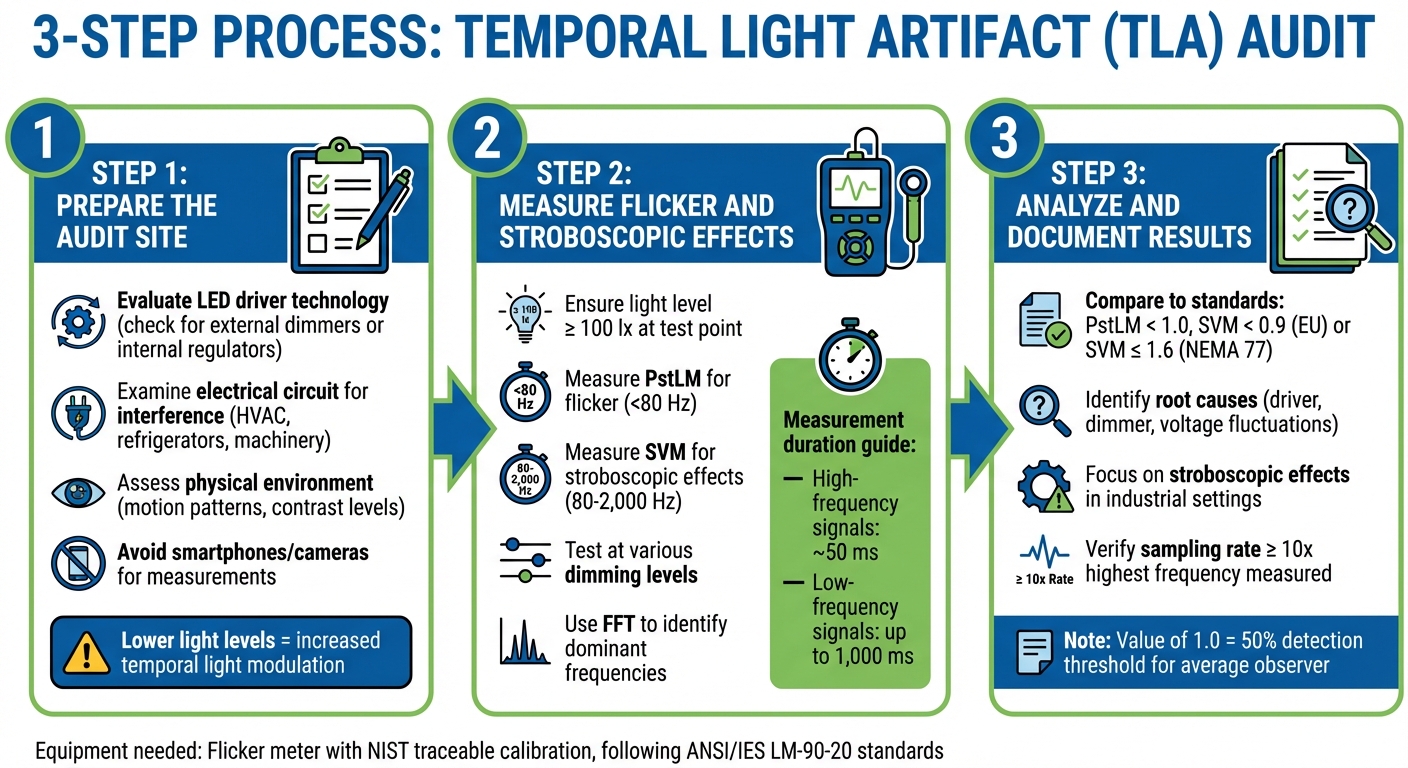 3-Step TLA Audit Process: Measure, Analyze, and Improve LED Lighting Quality