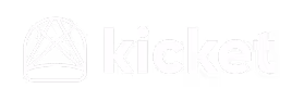 Logotyp Kicket – platformy do rezerwacji biletów.”