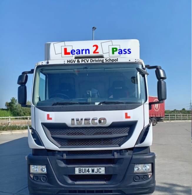 Learn2Pass HGV Training Vehicle used for practical driver training in Kent