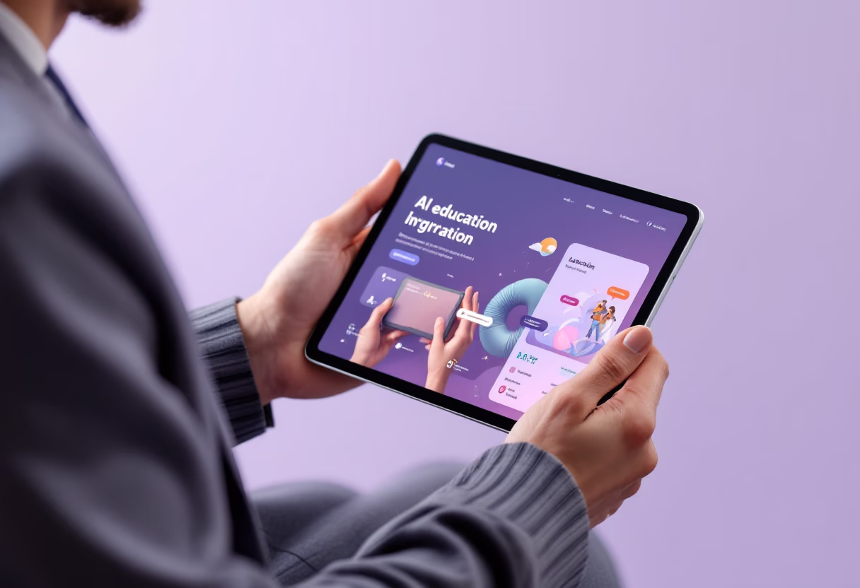 [digital project] digital interface on a tablet