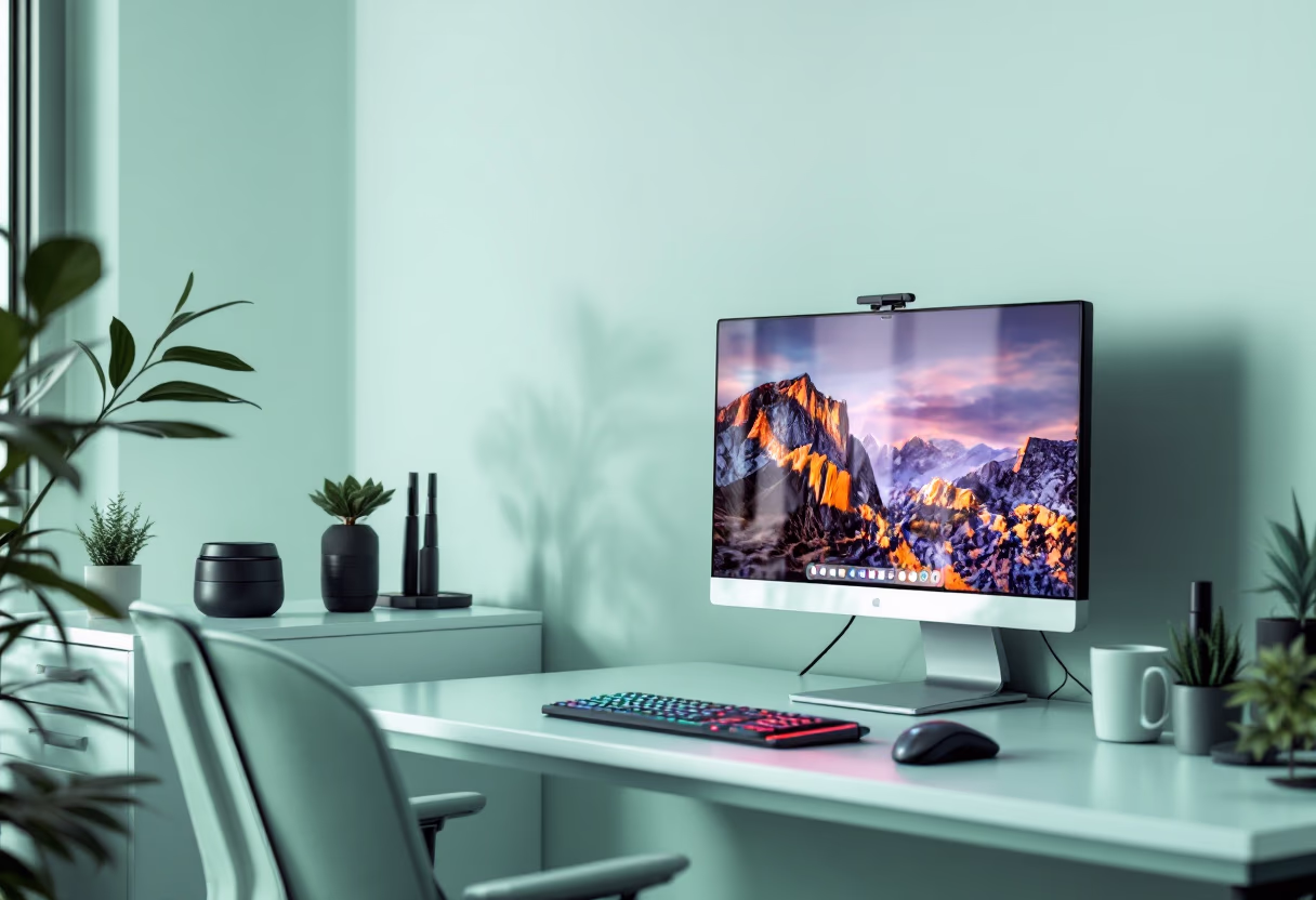 [background image] image of a workspace (for a mobile gaming)
