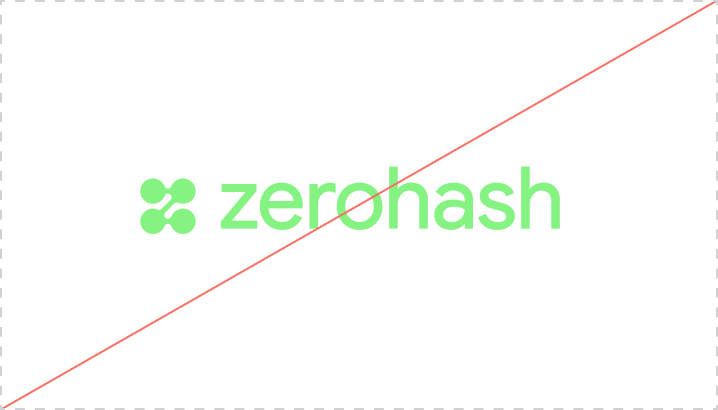 Don't use the brand green on a light background