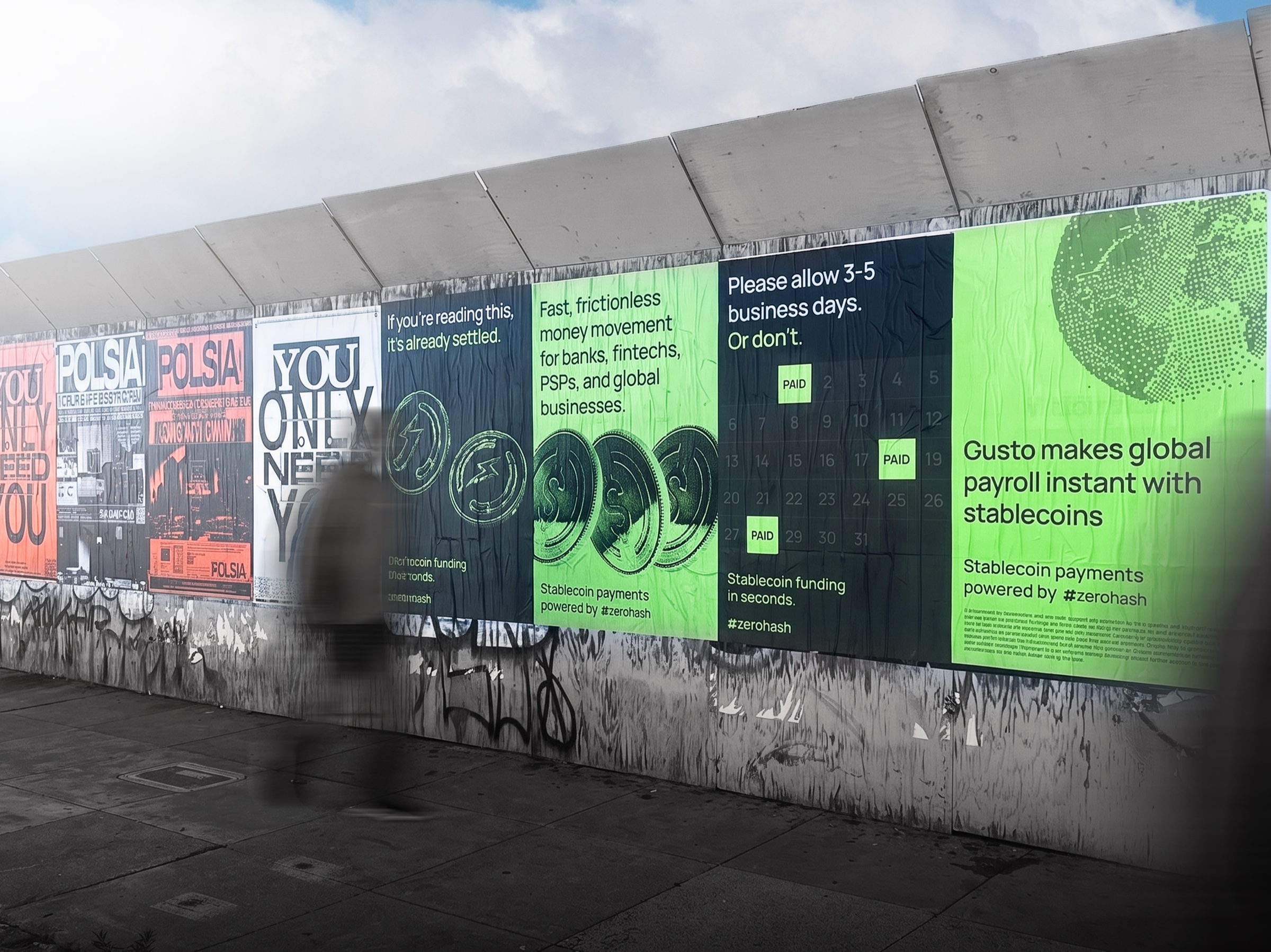 zerohash wild posting campaign