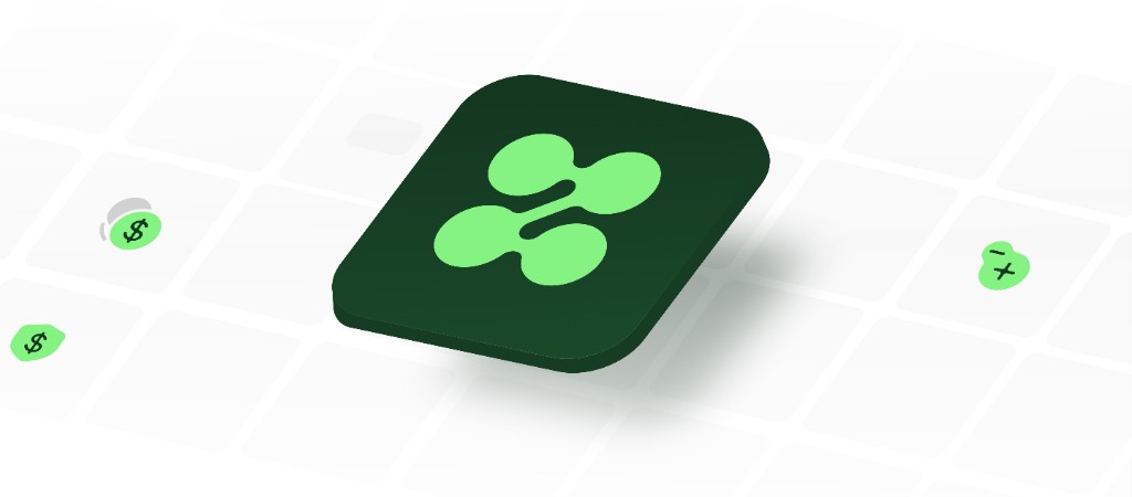 Isometric zerohash platform tile on a grid