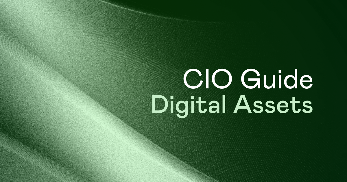 The CIO's Guide to Digital Asset Infrastructure