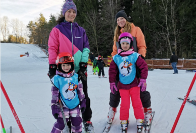 Лижна школа в «Термачуві» - навчання дітей катанню на лижах