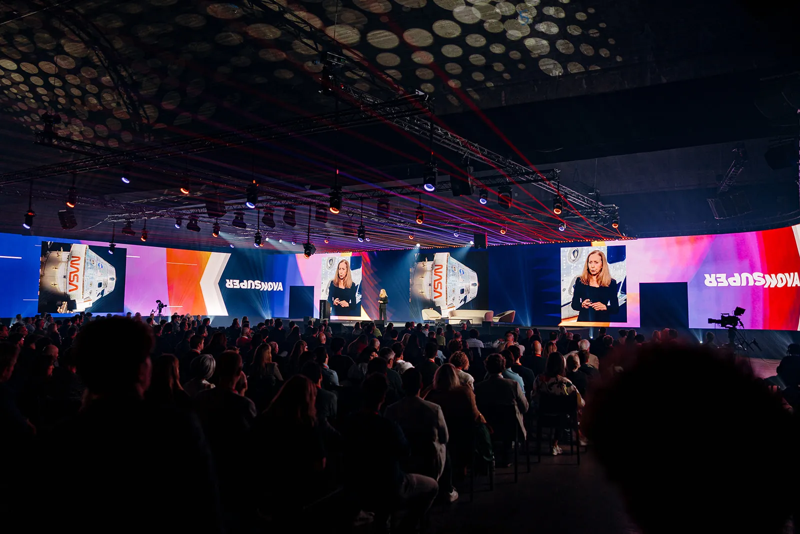 Marsha Ivins on stage at SuperNova 2025