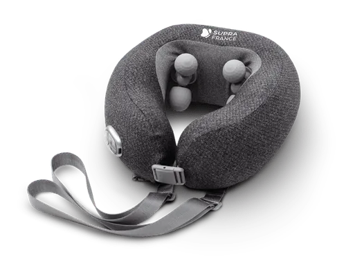 Coussin de massage Cervicalm ergonomique pour soulager les tensions de la nuque et des cervicales