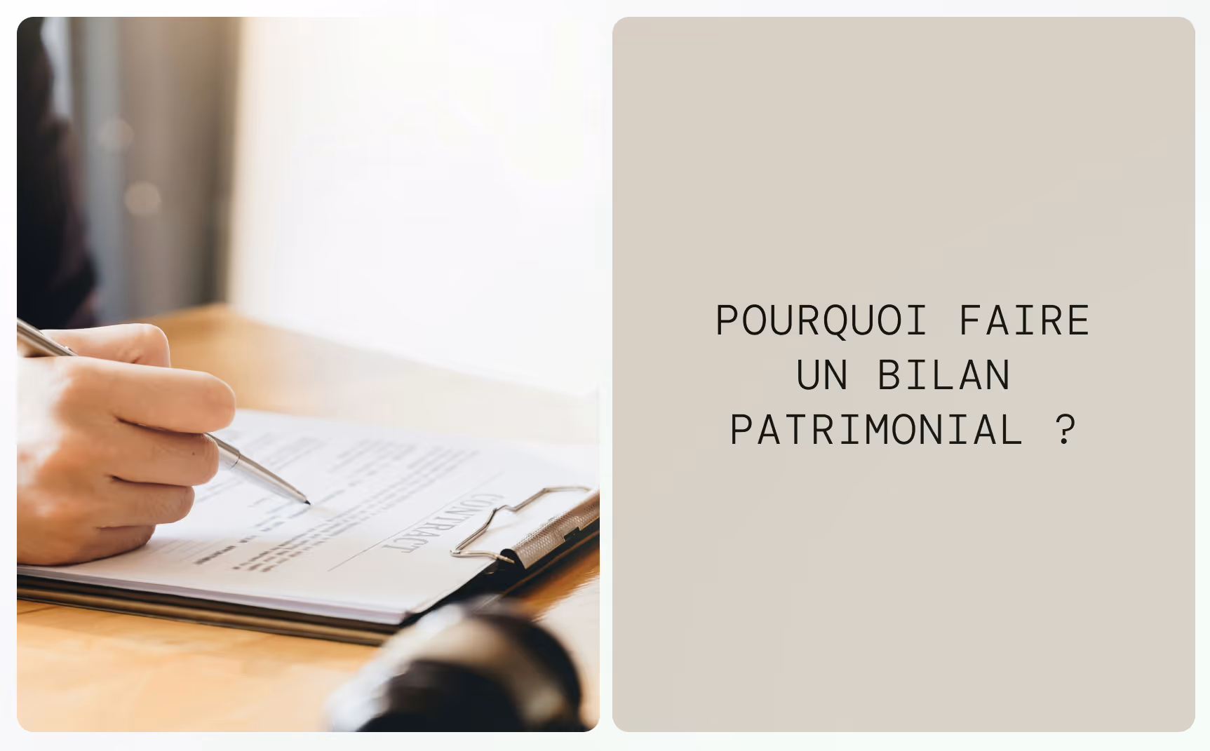 Bilan patrimonial