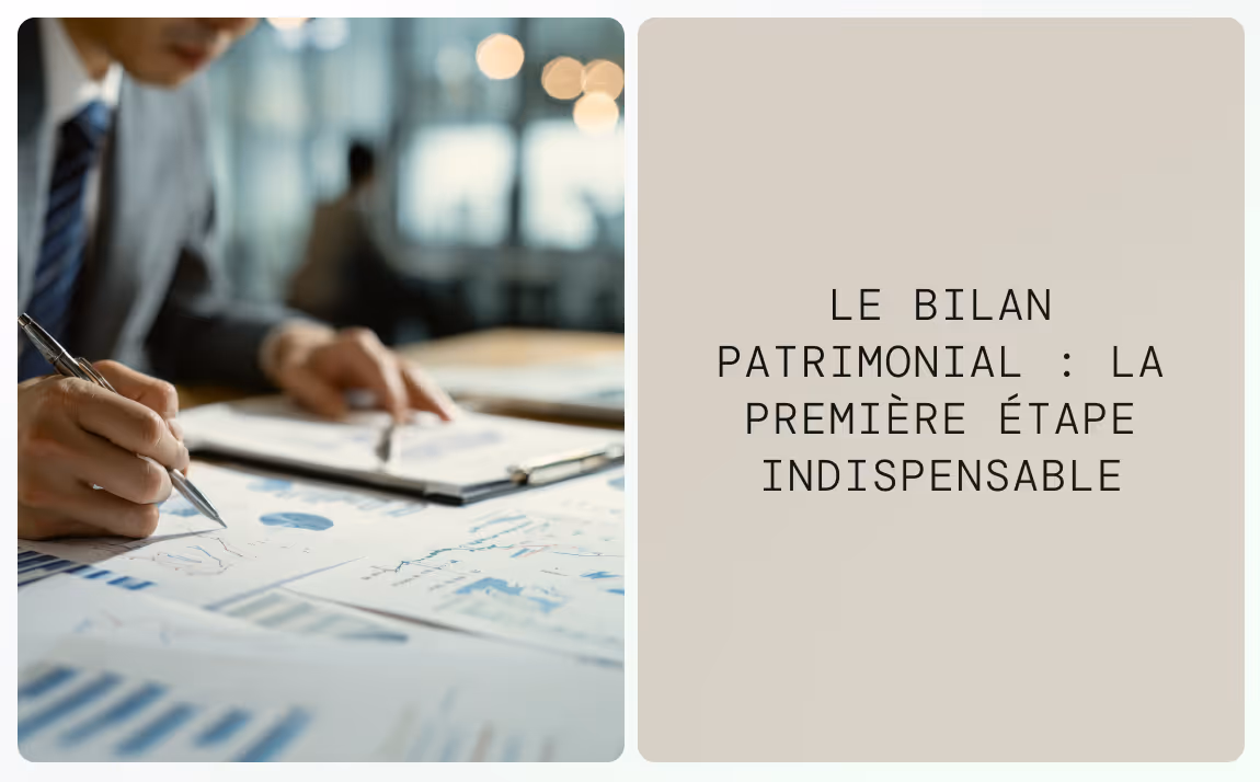 Rédaction bilan patrimonial