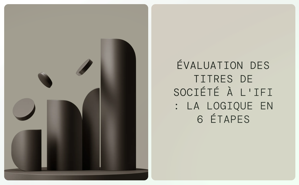 Evaluation des titres de société à l'ifi