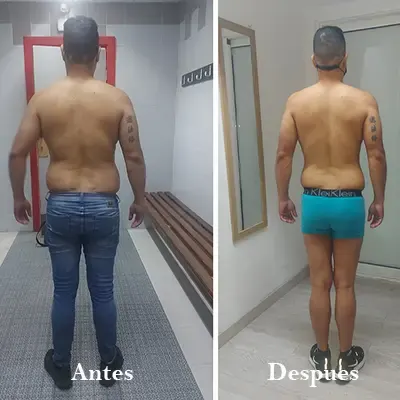 Resultado de un cliente de Aitor Cuesta, entrenador personal en Madrid (1 de 2)