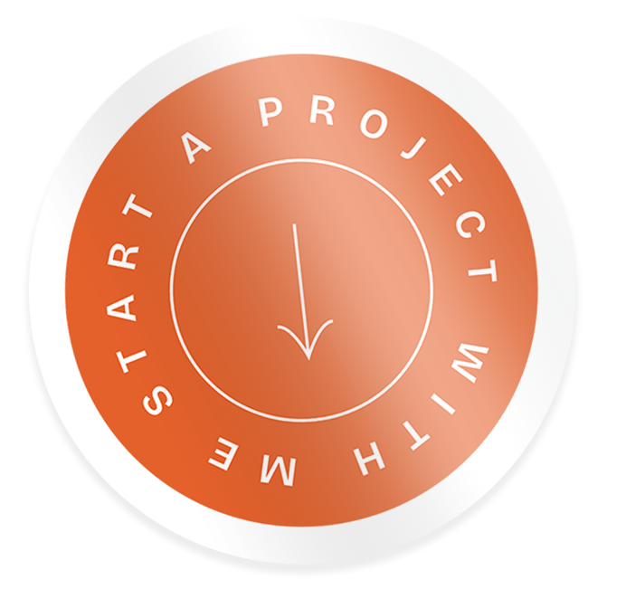 A circular button that says 'Start a Project with Me'