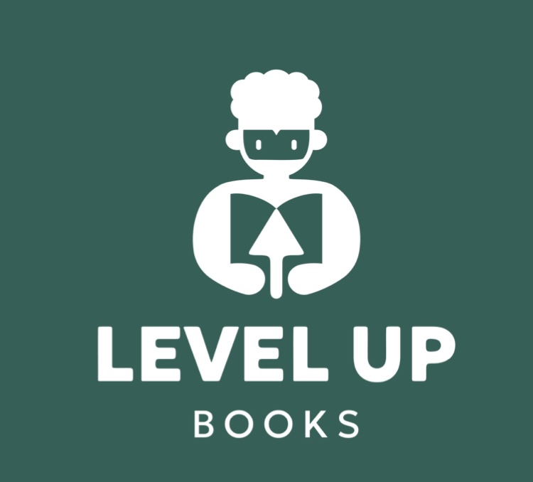 Level Up Books logo – children’s book publisher