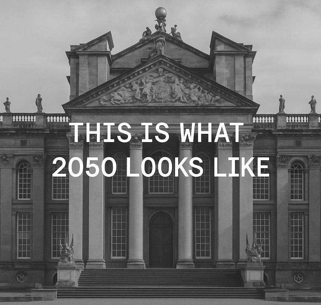 Raya E.A. White delivering the keynote ‘The Path to 2050’ at the B4 Platinum Breakfast at Blenheim Palace.