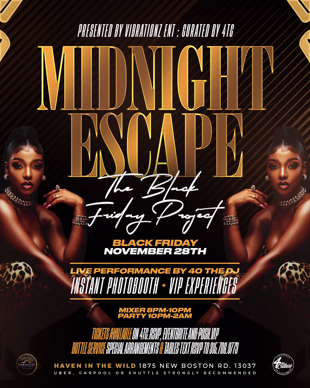 A flyer for the upcoming event