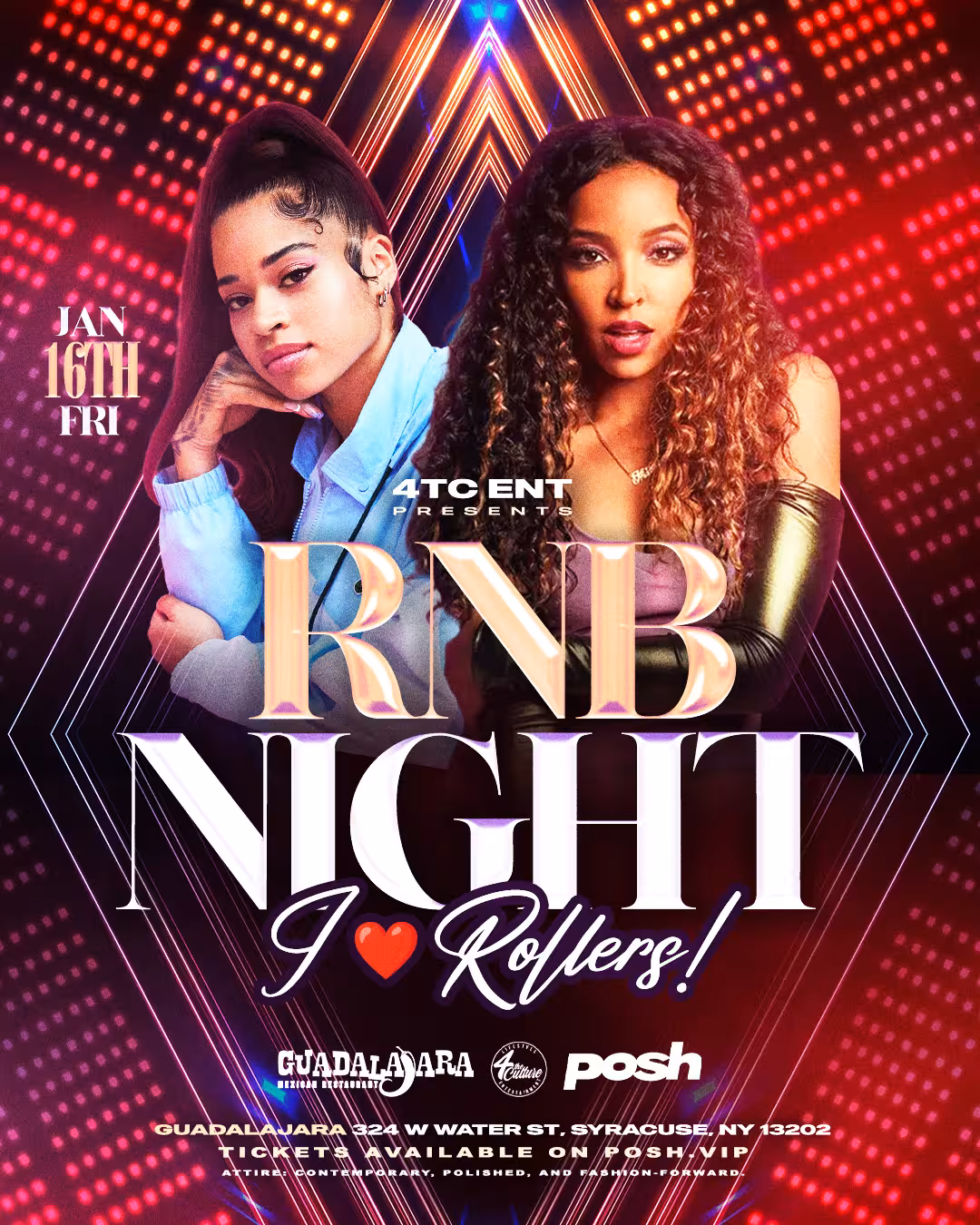 A flyer for the upcoming event