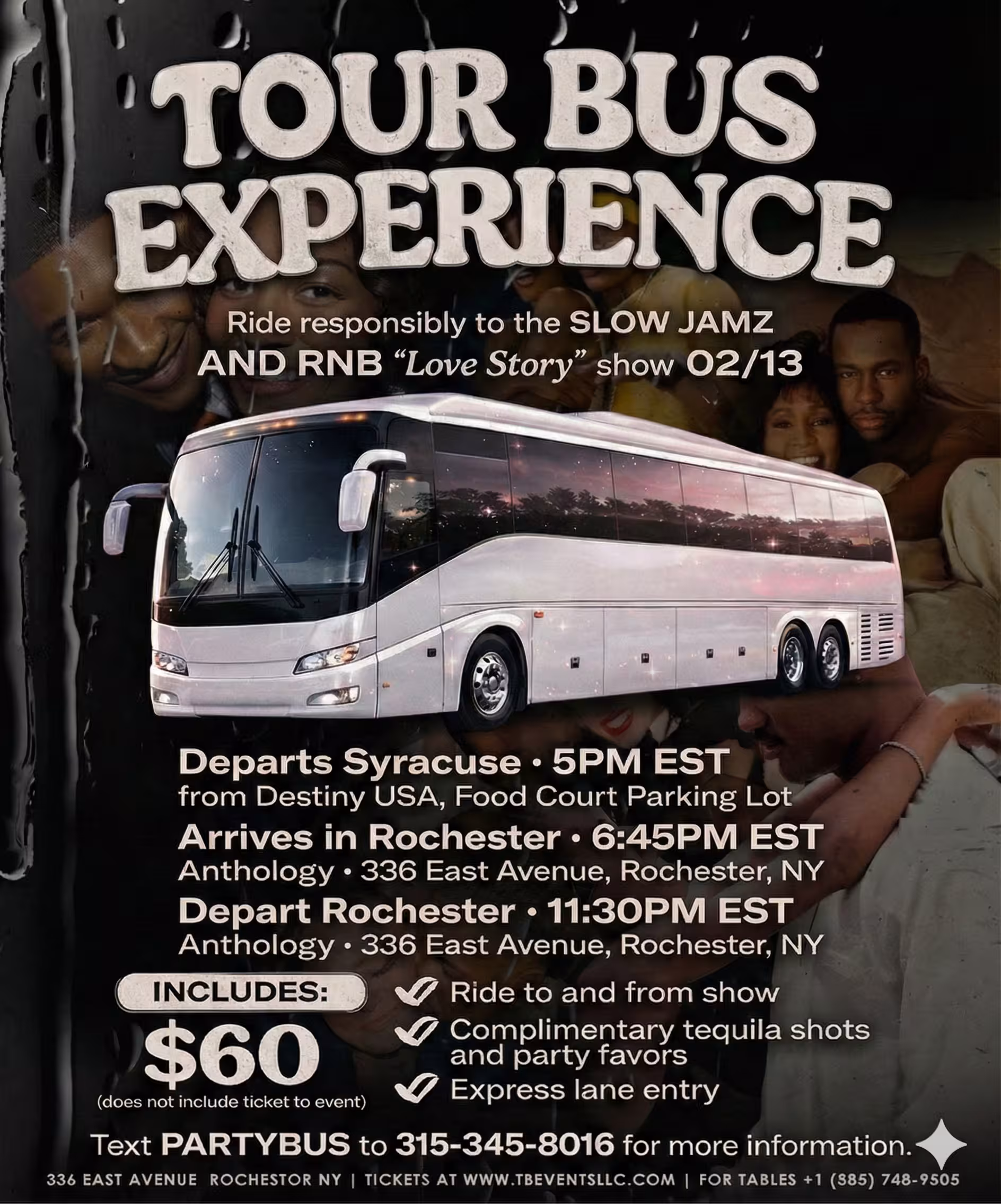 A flyer for the upcoming event