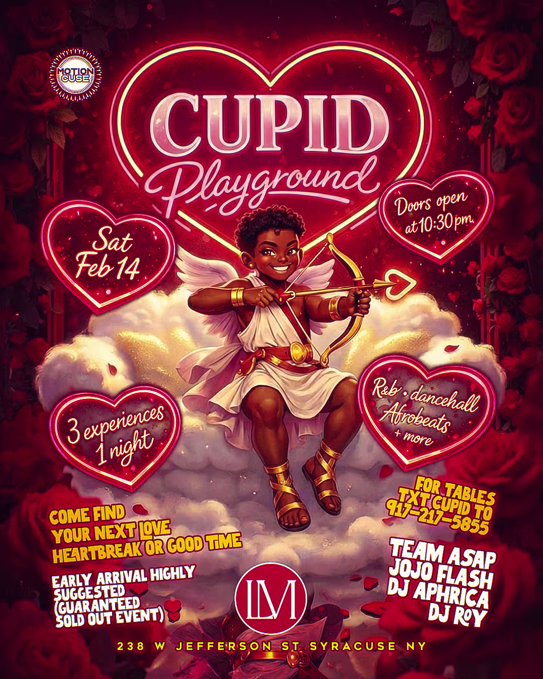 A flyer for the upcoming event