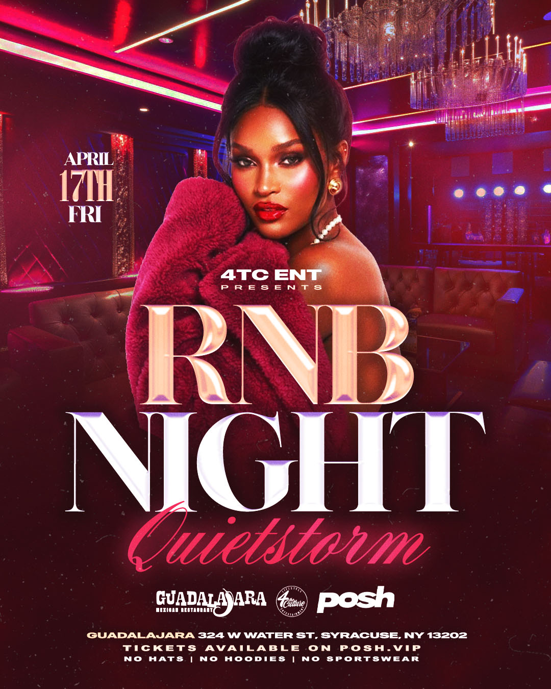 A flyer for the upcoming event