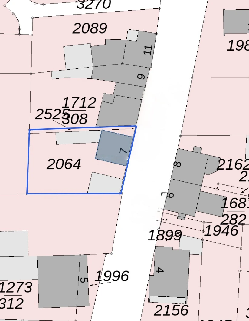 Lageplan des angebotenen Baugrundstücks in Bonn-Geislar
