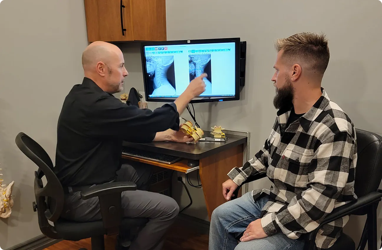 Consultation at New Freedom Chiropractic